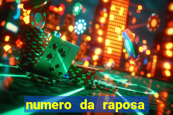 numero da raposa jogo do bicho